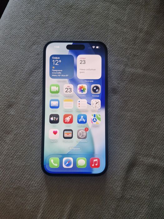 iPhone 15, 128 GB, 100% BATTERY/ 138 CYCLES“