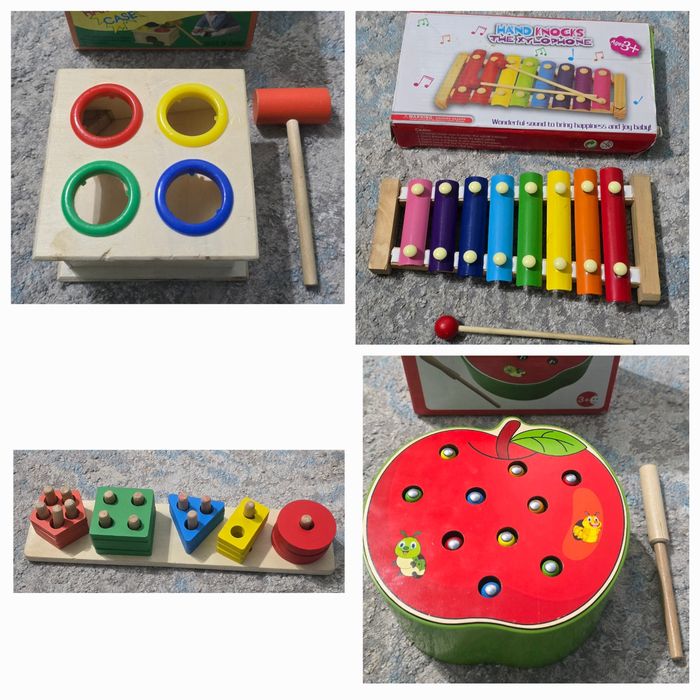 За все 1500 Игрушки деревянные