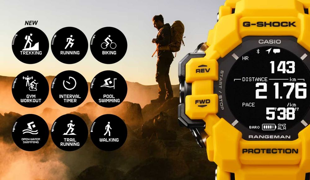 Casio GPR-H1000 Rangeman, новые в пленке