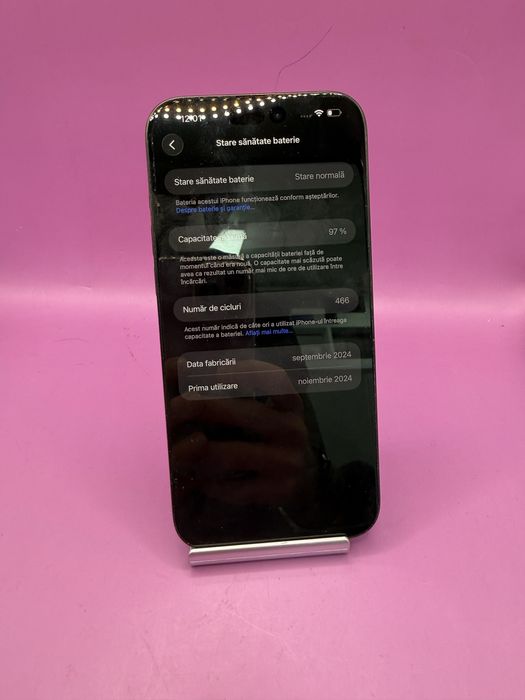 Iphone 16 Pro Max 256gb pata ecran •Matei Amanet Crangasi•33007