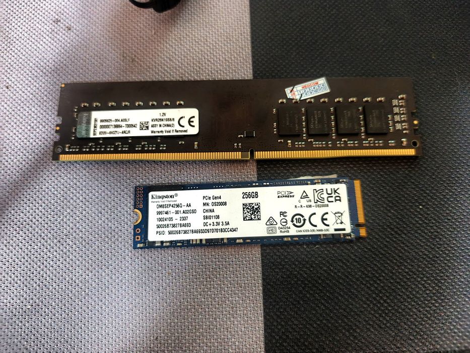 Продается оперативная память и nvme