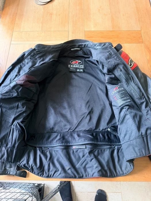 Alpinestars Leather Motorcycle Jacket Кожено Яке