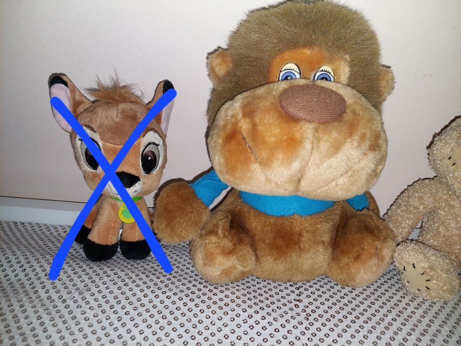 Детски плюшени играчки, часовник M&M, абажур, плетени играчки