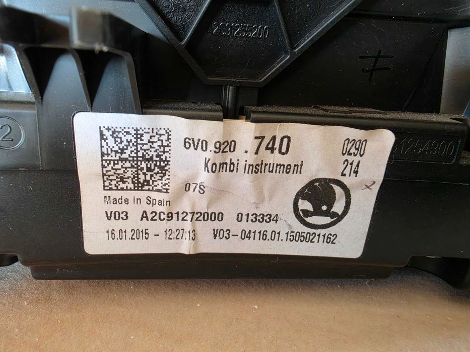 Ceas de bord VDO / Continental Skoda
