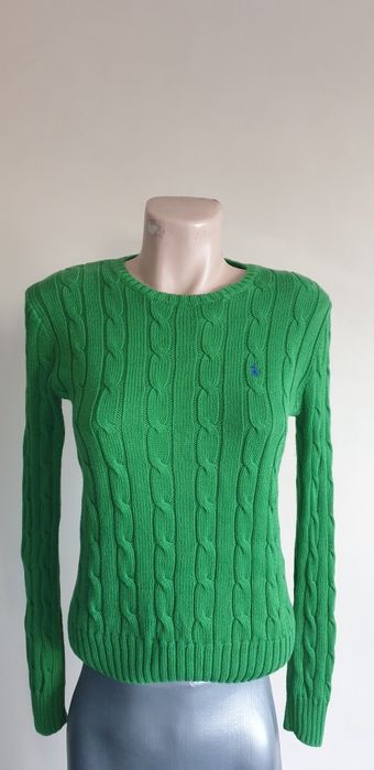 POLO Ralph Lauren Cable Pima Cotton  M НОВО! ОРИГИНАЛ! Дамски Пуловер