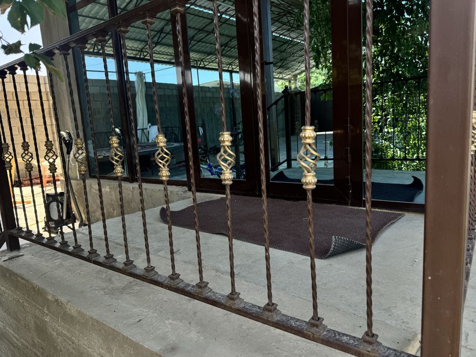 Перила железная для дома