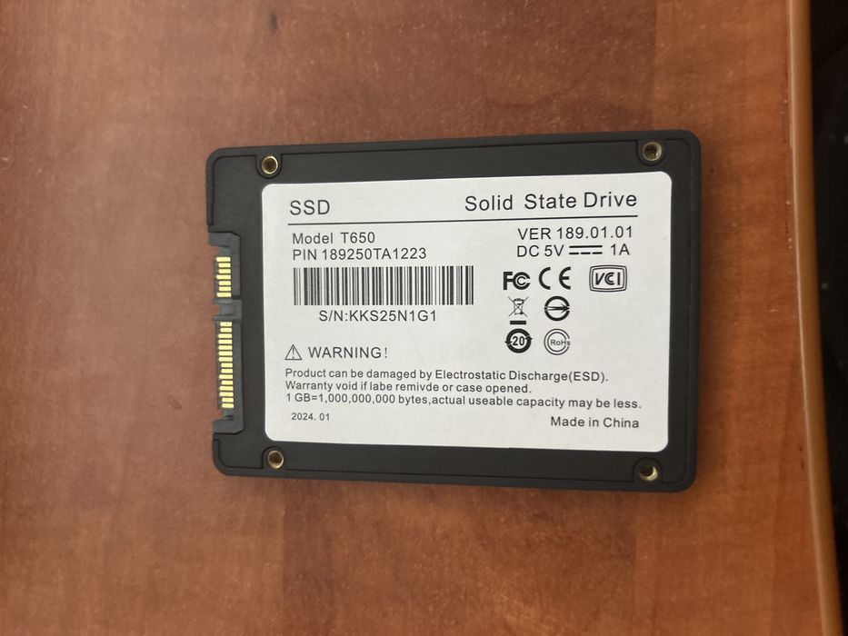 Ssd 1t 100% sanatate