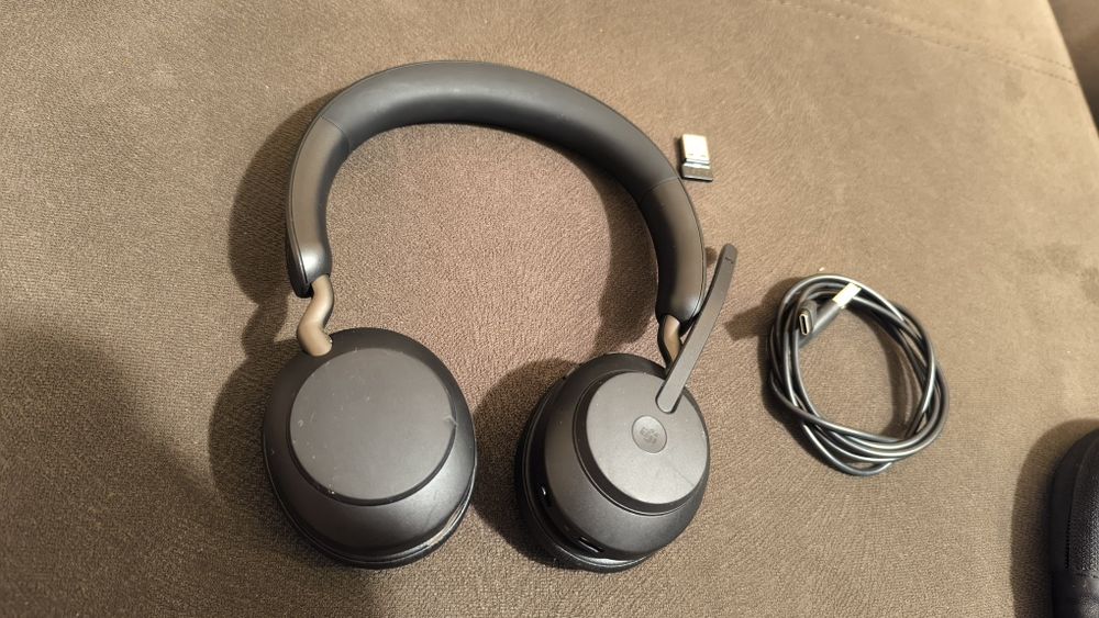 Jabra Evolve2 65 UC Stereo, Bluetooth, USB-A, Black