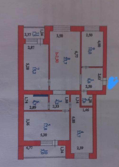 Продам 4 ехкомнатную квартиру