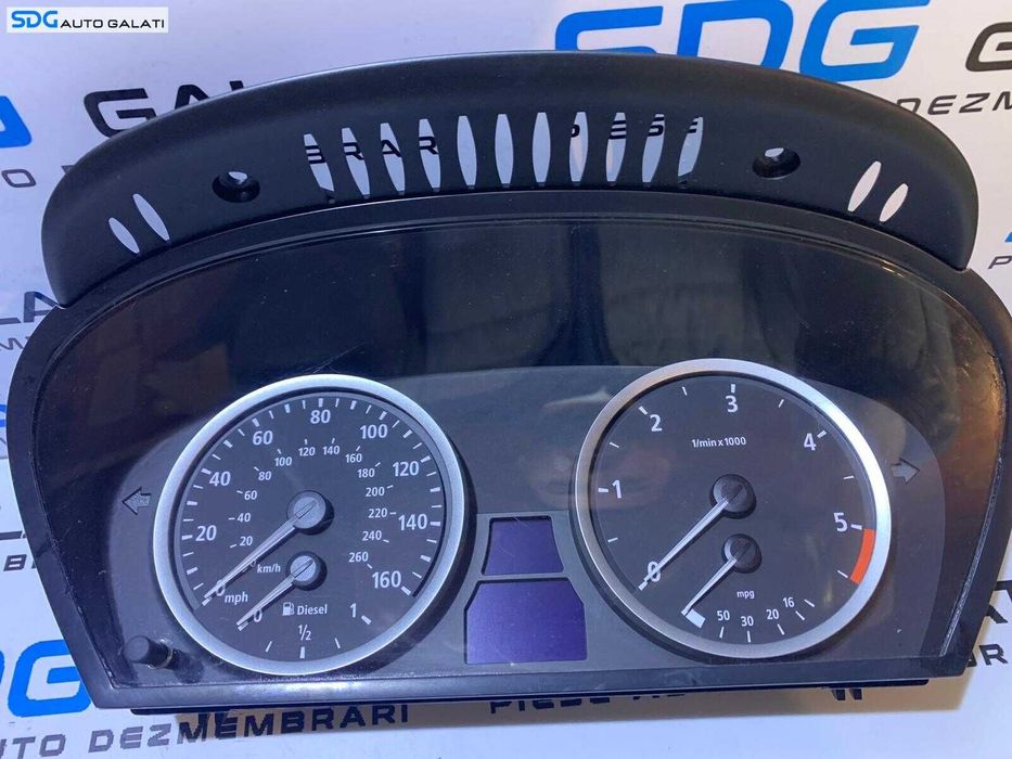 Ceas Ceasuri Bord Cluster Display BMW Seria 5 E60 E61 2003 - 2010 Cod 6983154 61116983154 6952897 [2810]