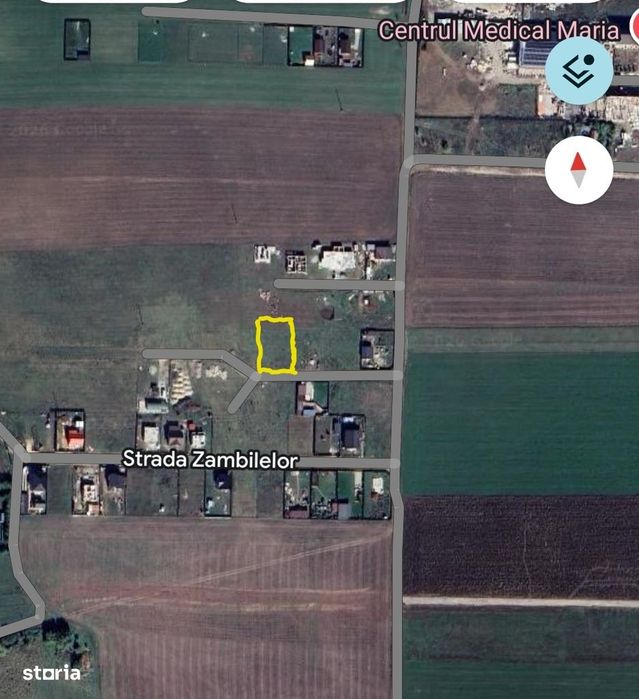 Teren pentru casa 644mp, zona