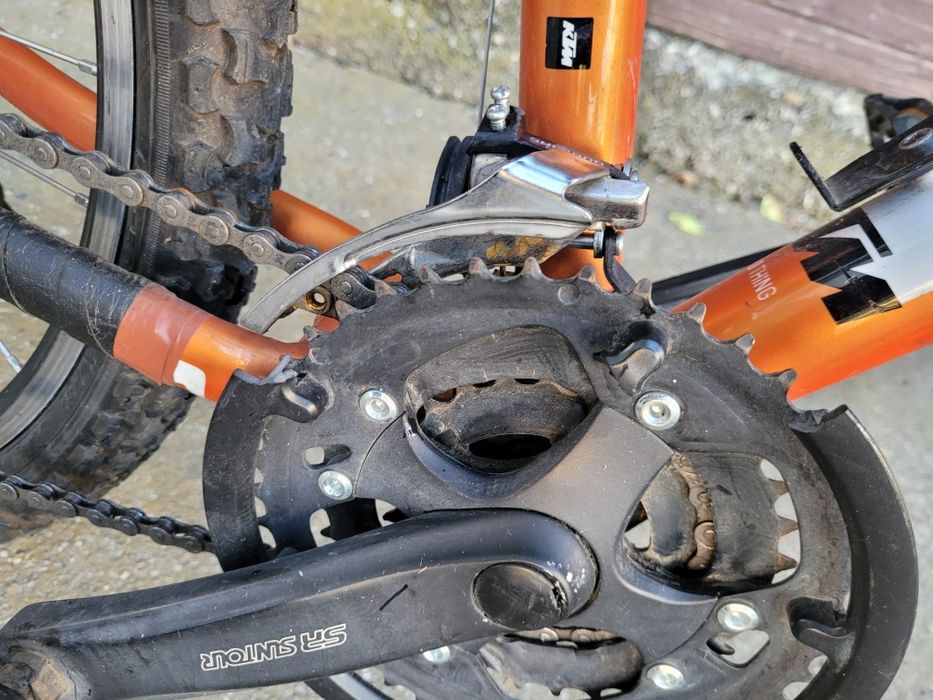 Bicicleta copii MTB KTM, roti de 24", perfect functionala, 24 viteze