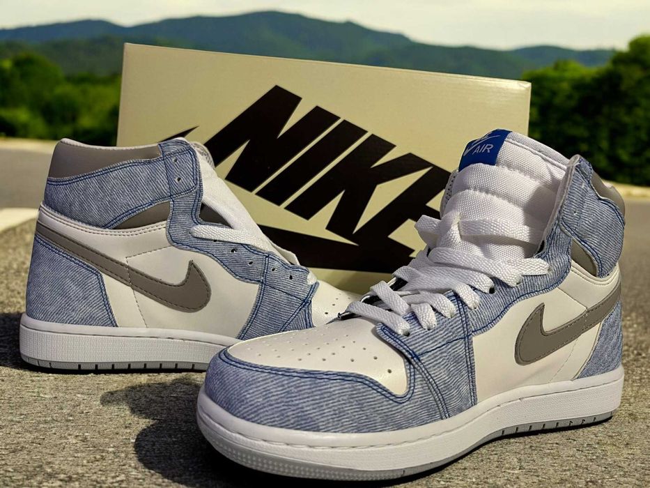 Adidasi Nike Jordan 1 High Hyper Royal - Adidasi Unisex Noi