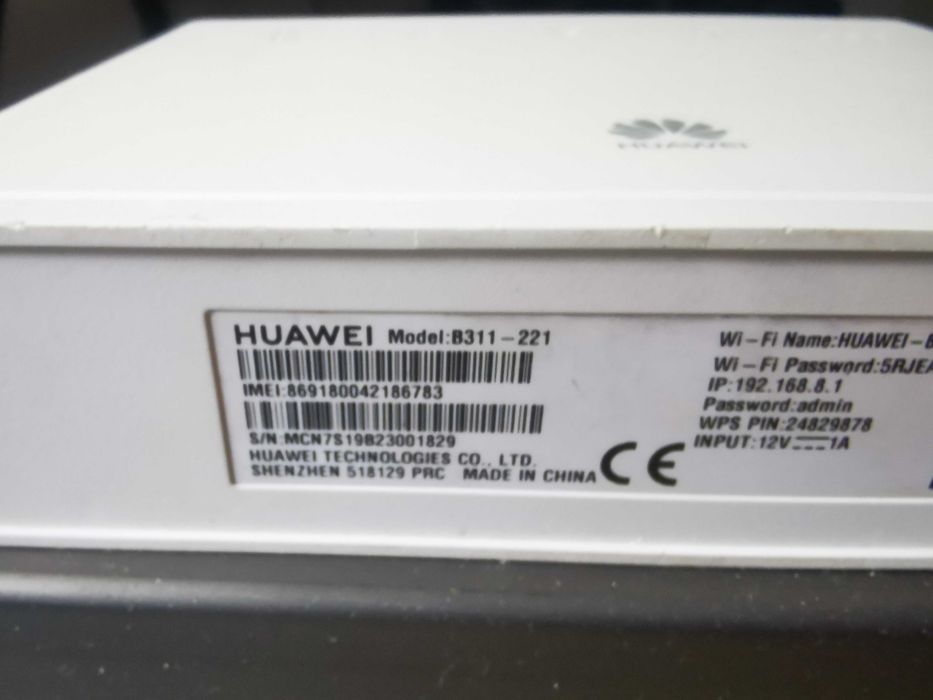 Router 4G, LTE, cu SIM - Huawei B311 - 221