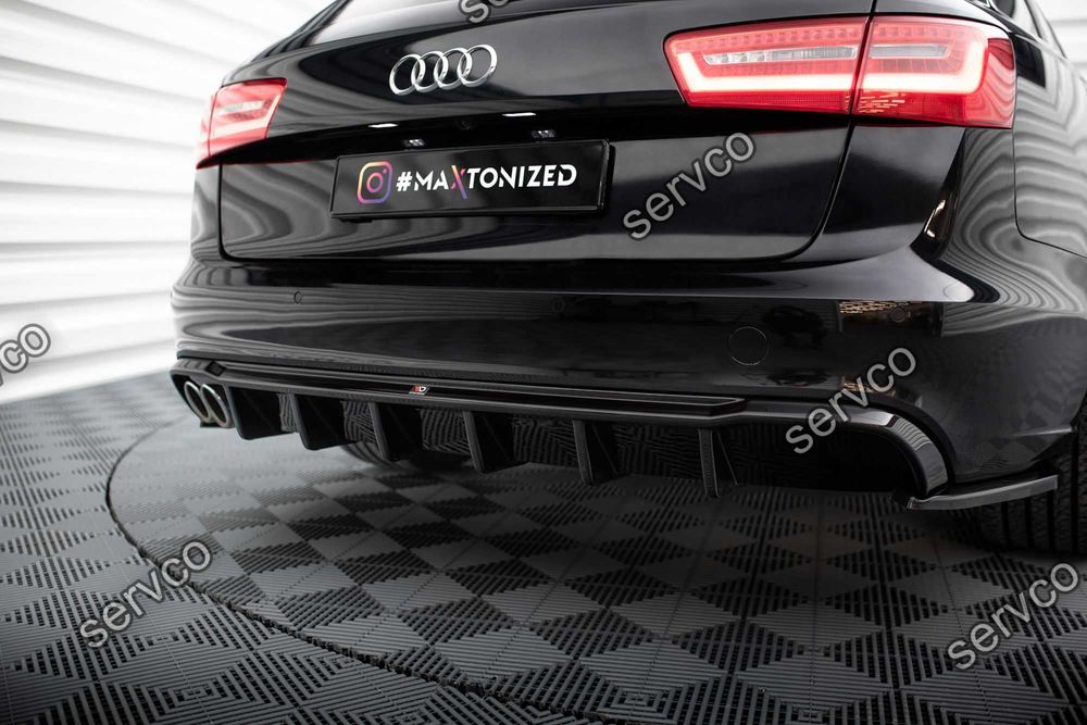 Difuzor bara spate Audi A6 Avant C7 11-14 v19 - Maxton Design