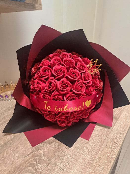Buchet de trandafiri din sapun