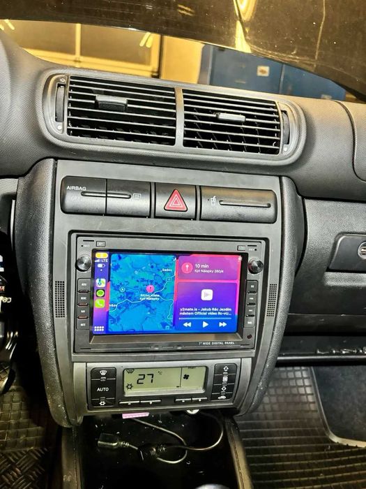 Navigatie GPS Android 15 Dedicata VW Seat Skoda  - CarPlay DSP QLed