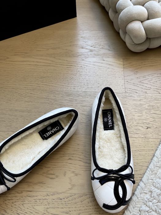 Balerini Chanel cu blana