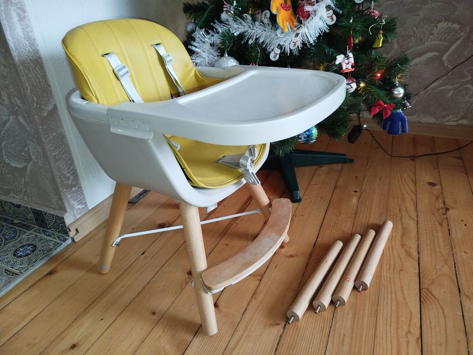 Столче за хранене(жълто).Chipolino-Woody