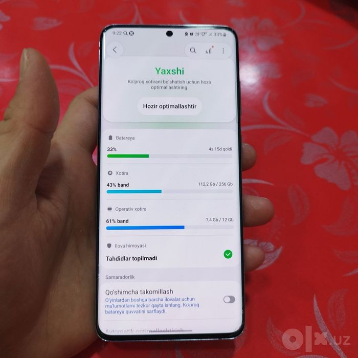 S20+5g sotiladi srochniga