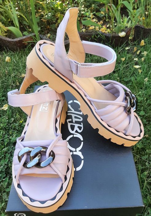 Дамски сандали от естествена кожа