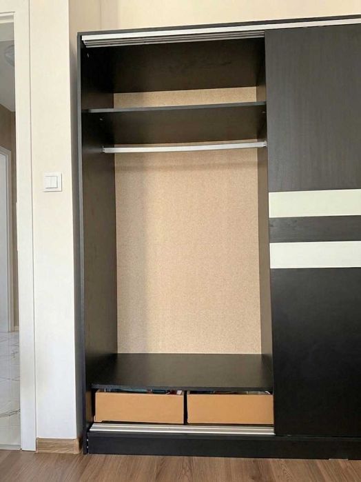 Спален комплект - спалня + гардероб + 2 нощни шкафчета + матрак