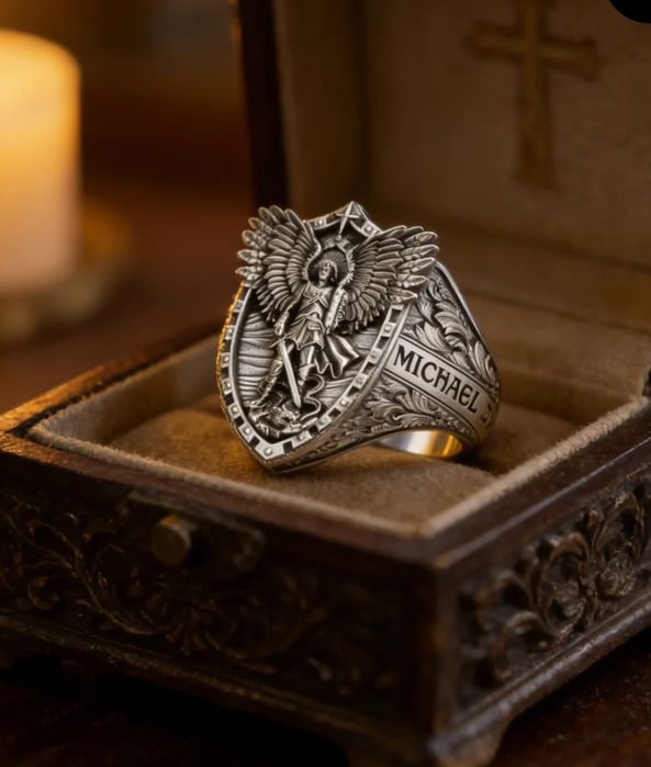 Пръстен Архангел Михаил 316L