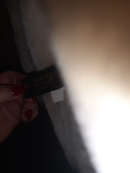 Geaca cu blana din piele naturala, barbati marime Xl