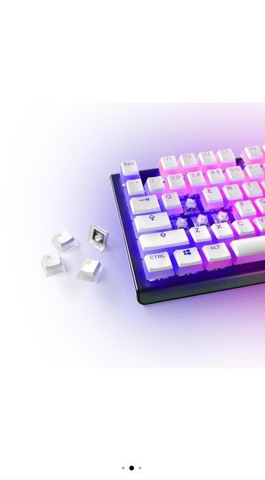 Capacele tastatura PBT Alb