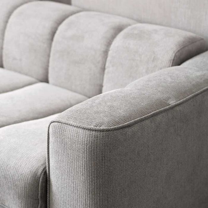 Диван, NORRIS, Сив, Текстил, 209х99х70140см.