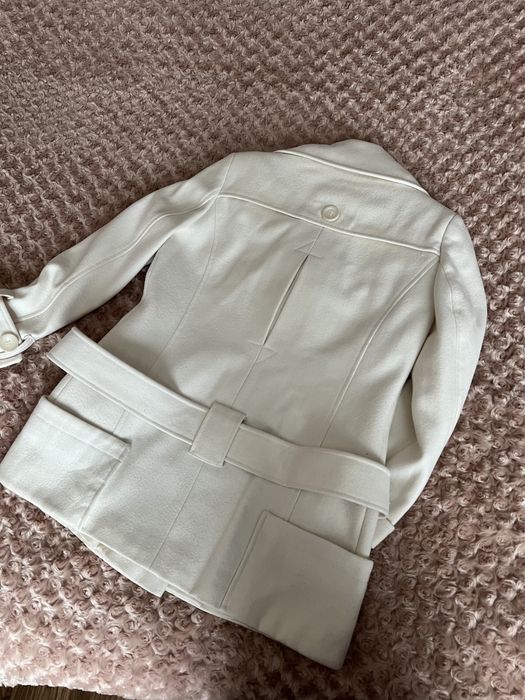 Белое пальто размер xs