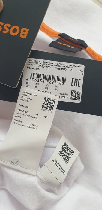 Hugo Boss Pique Cotton Slim Fit Stretch XL НОВО ОРИГИНАЛ Мъжка Тениска