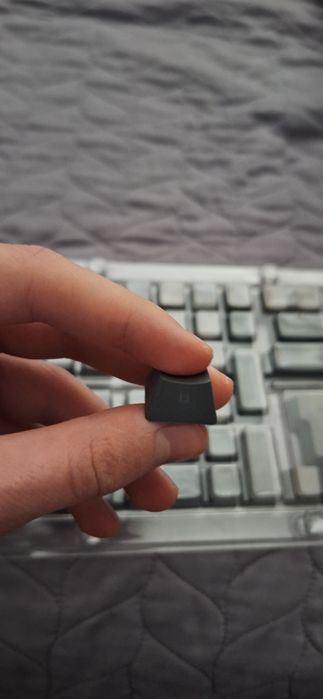 Keycaps side engraved Grey Gradient
