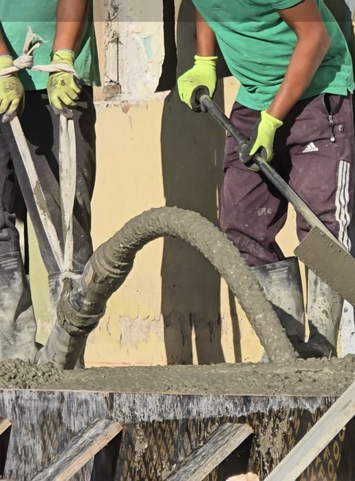 Стационарна бетон помпа Силистра заливане на трудно достъпни терени