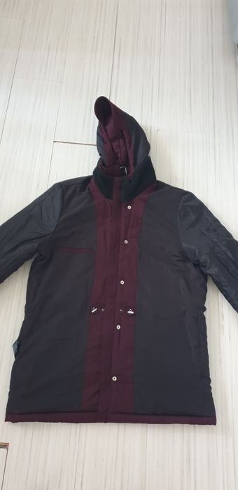 The KOOPLES Paris Wool Leather Parka / L ОРИГИНАЛ! Мъжко Зимно Яке!