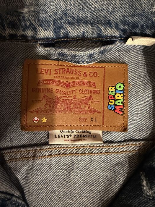 Levi’s x Super Mario Limited Edition Denim Jacket XL