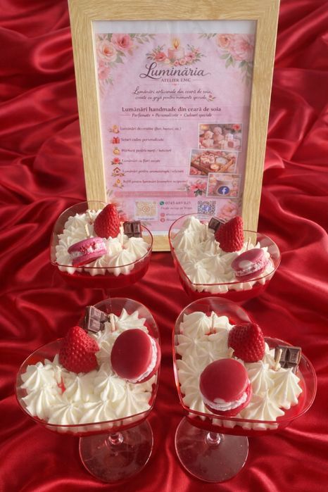 Realizez lumânări din ceară de soia naturală