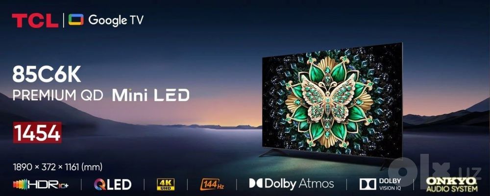 TCL 85C6K QD-Mini LED 4K Smart TV