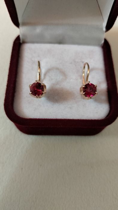 Советские серьги 583 пробы