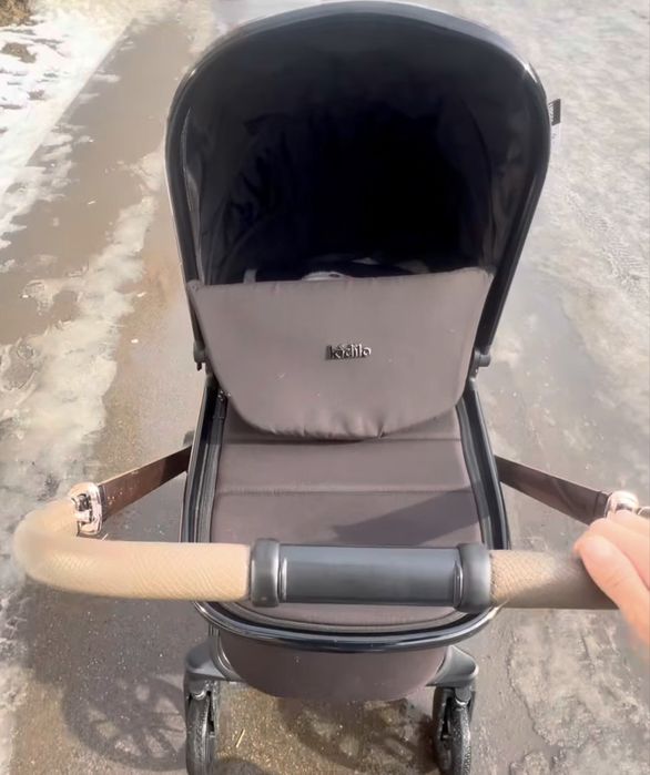 Коляска универсальная 2 в 1 Kidilo D900, черный