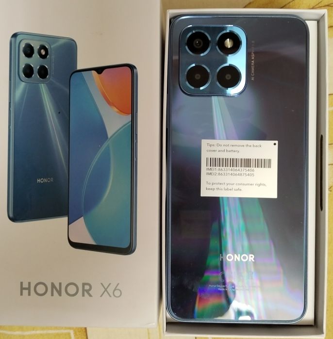 Vand Honor X6 blue