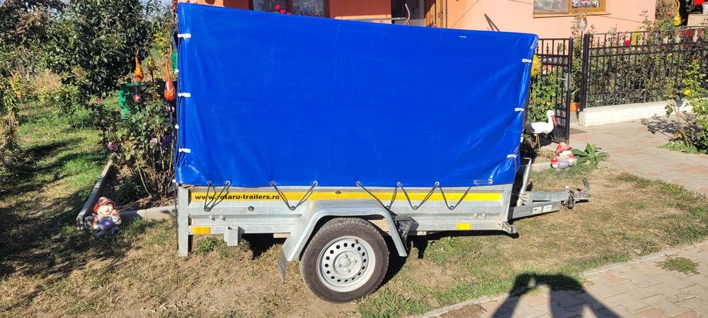Remorcă 750kg tablă groasă de 2