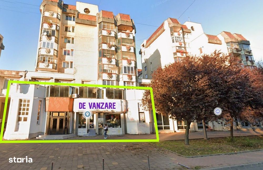 Central 445,3 mp utili - Spatiu comercial masiv - Parter cu vitrina si