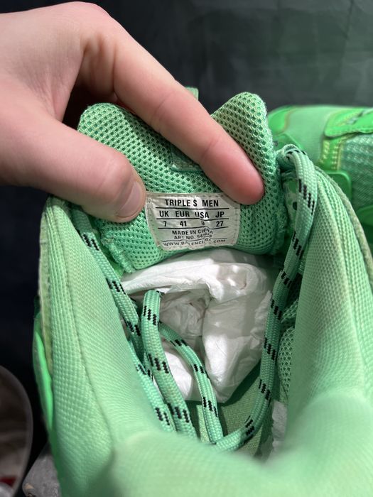 КАТО НОВИ Balenciaga Triple S Green 100% оригинални
