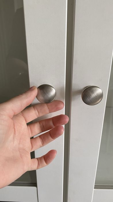 Шкаф-витрина Амели 2-102x220 Белый