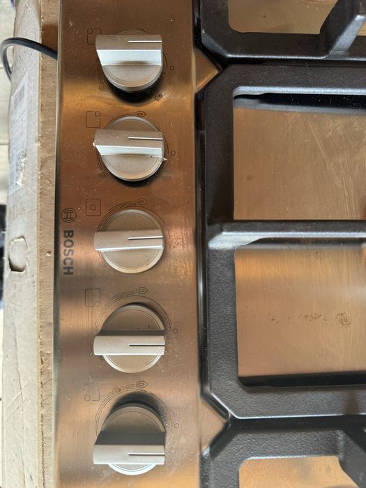 Plită gaz Bosch inox, 5 arzătoare - NOUĂ, nefolosită