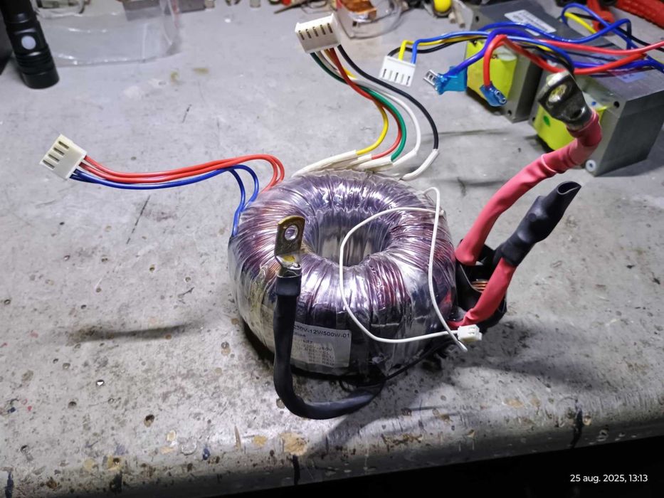 Lot transformatoare/ traf/ toroidal din ups 12  500 w /24v 1200 w