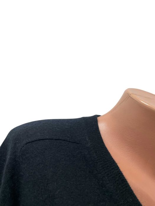 Дамски кашмирен пуловер L / XL 100% КАШМИР черен