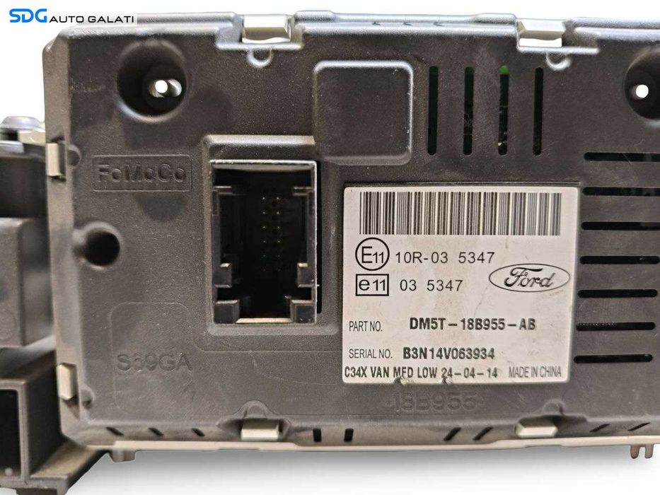 Display Ecran Afisaj de la Radio CD Player Ford Focus 3 2010 - 2015 Cod DM5T-18B955-AB [LS0696]