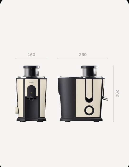 Новая соковыжималка Tuvio TJ02MM